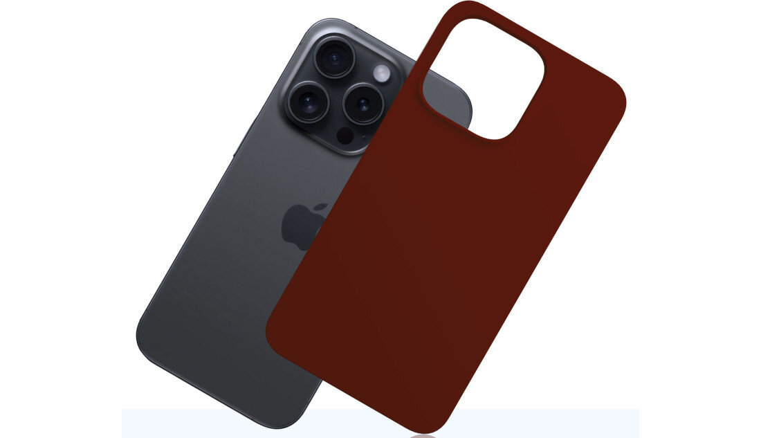 Etui 3MK Silicone Guardx do Apple iPhone 16 Pro Ciemno-czerwony ochrona bezpieczeństwo silikon wysoka jakość testy Military Grade wysoki współczynnik tarcia Komfortowe użytkowanie