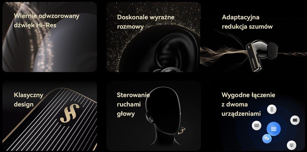 Słuchawki dokanałowe HUAWEI FreeBuds Pro 4 zalety 