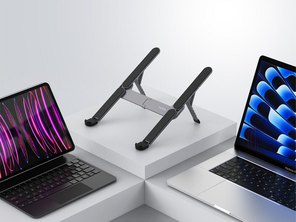 Przenośny stojak Sodi 314
            stojak i przykładowe laptopy
            magnetyczny stojak laptop komputer przenośny podstawka podstawa pozycja