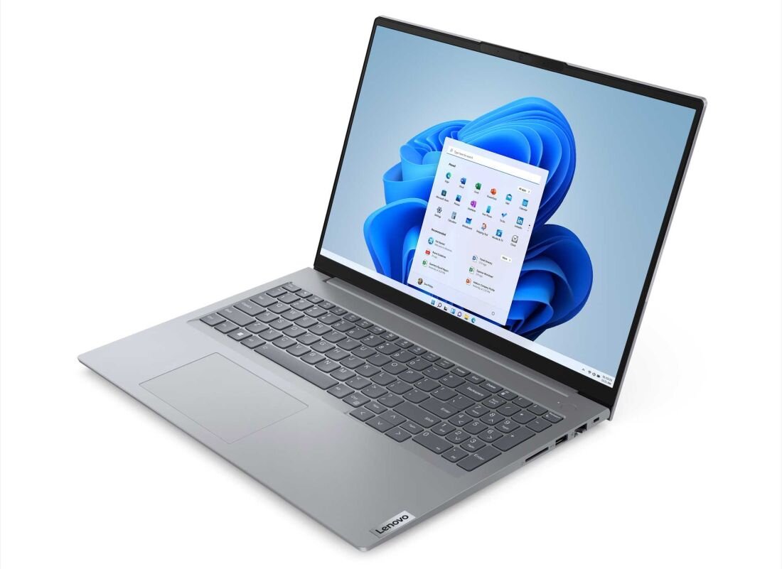 Laptop LENOVO ThinkBook 16 Gen 7 - Widok z prawej strony laptopa Lenovo ThinkBook 16 Gen 7. 