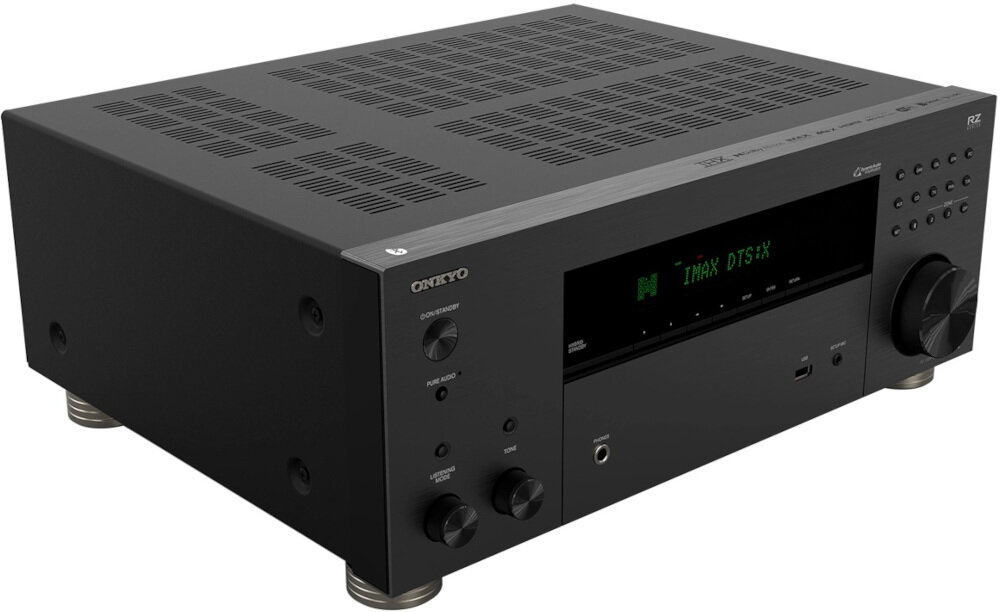 Amplituner ONKYO TX-RZ30 - Optymalizacja dla głośników Klipsch, skos amplitunera