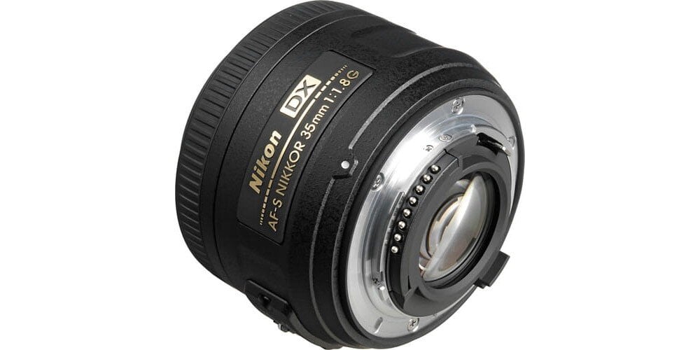 Obiektyw NIKON AF-S DX Nikkor 35 mm f-1.8G   ogniskowa przysłona ostrość pierścienie optyka soczewki powłoki montaż bagnet światło jasność zoom filtry waga