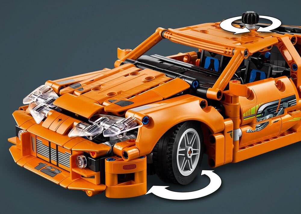 LEGO 42204 Technic Fast and Furious Toyota Supra MK4 skręcane koła prezent   