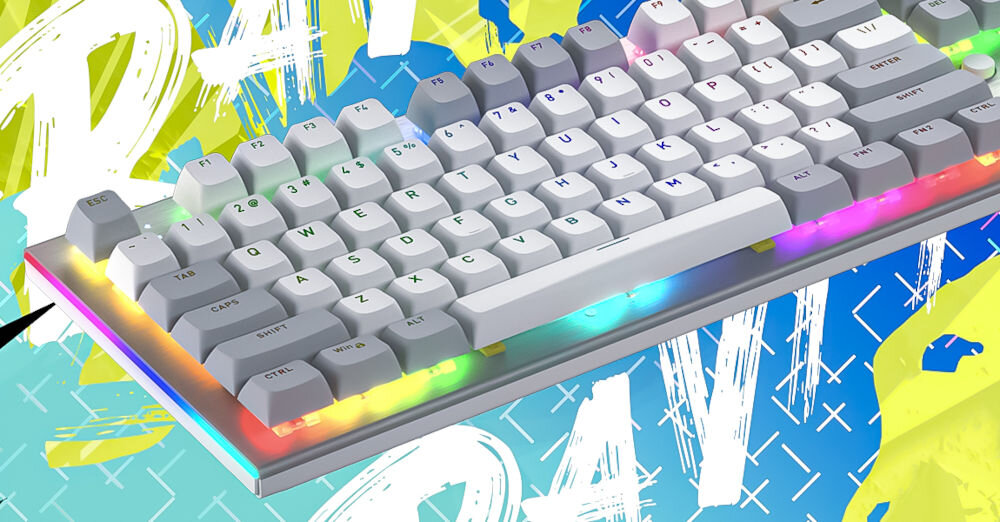 Klawiatura HATOR Gravity TKL HTK561
					wygodne keycapy z profilem OMA wykonane z materiału ABS, specjalna faktura, klawiatura pod skosem