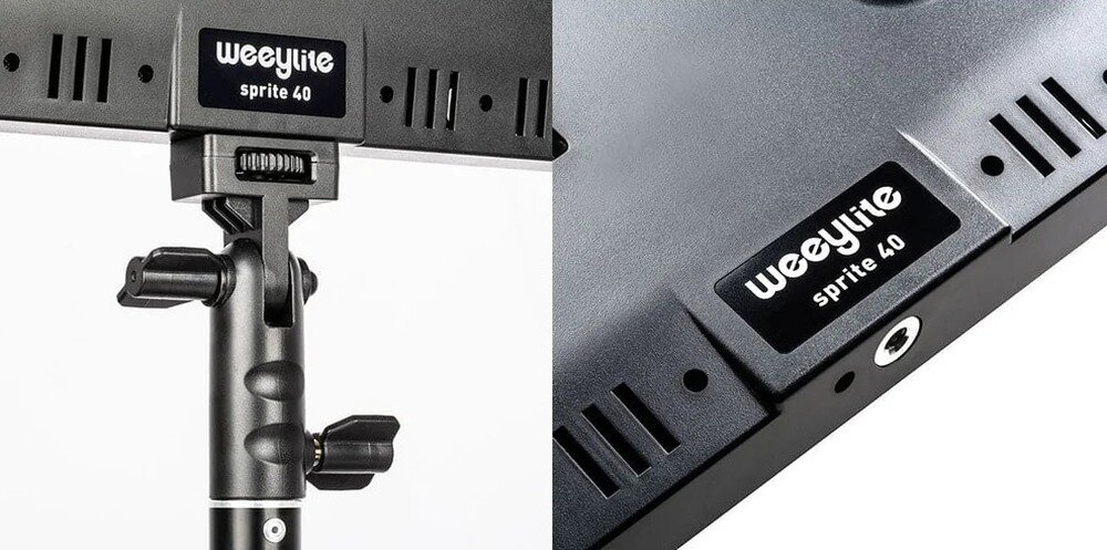 Lampa LED VILTROX Weeylite Sprite 40 2 kadry na szczegóły   