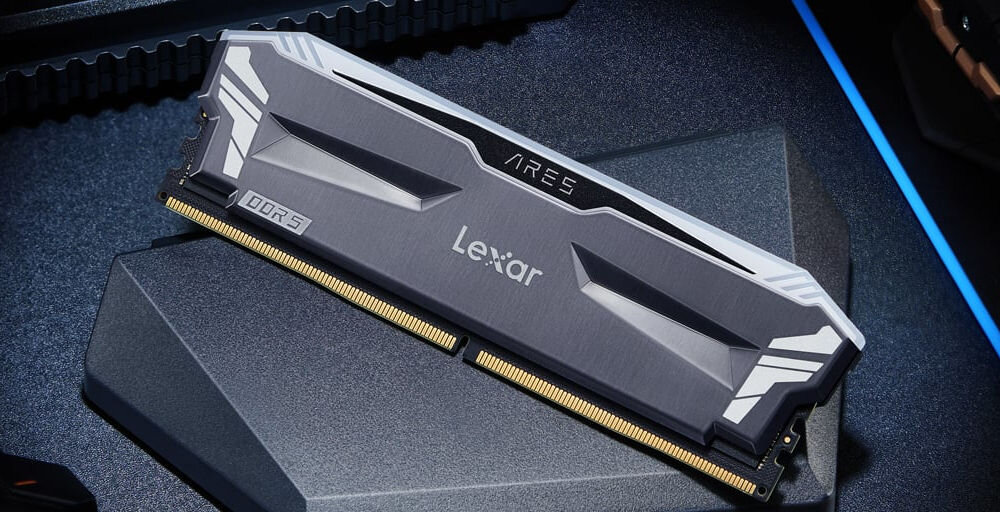 Komputer MAD DOG DIAXID605F-I11DB32 i5-13400F 32GB RAM 1TB SSD GeForce RTX4060 DLSS 3 Wi-Fi  
					dwa moduły pamięci LEXAR Ares Gaming, 32 GB zapasu pamięci, częstotliwość taktowania na poziomie 6000 MHz, opóźnienia cykli CL32, technologia GDDR 5,
					obsługa ECC, korekcja błędów ECC, kość pamięci na szarej podstawce