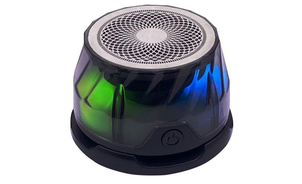 4SMARTS SoundCharge lekki (110 g) nawet do 6 godzin kabel USB-A/USB-C oraz magnetyczny pierścień z wytrzymałego tworzywa ABS do 15 W 250 Hz – 15 kHz - głośnik na białym tle