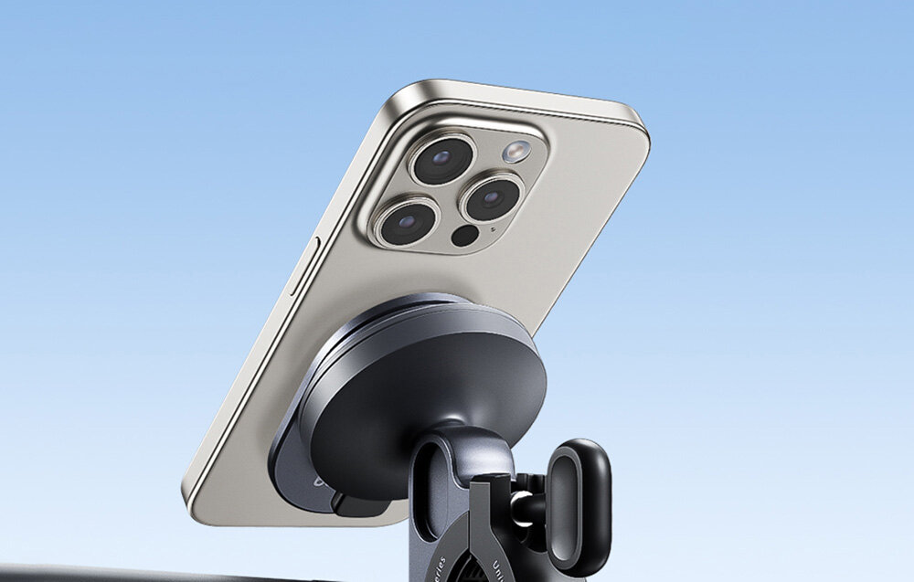 Uchwyt na telefon do roweru BASEUS PrimeTrip C40569001121-00 Czarny, Stabilność na drodze, Uchwyt przymocowany do ramy roweru, a do niego przymocowany smartfon