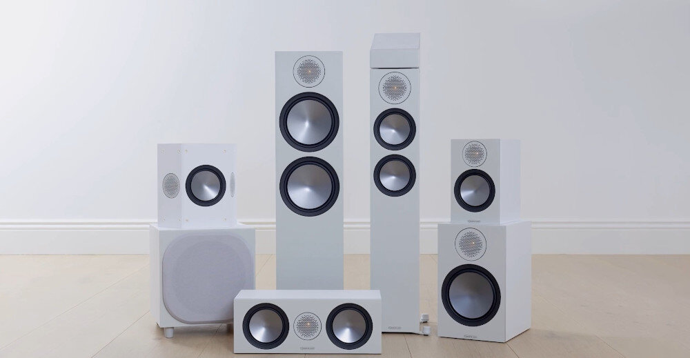 Głośnik centralny MONITOR AUDIO Bronze C150 Seria 6G - Wysoka skuteczność dźwięku, zestaw klumn sotjących na podłodze