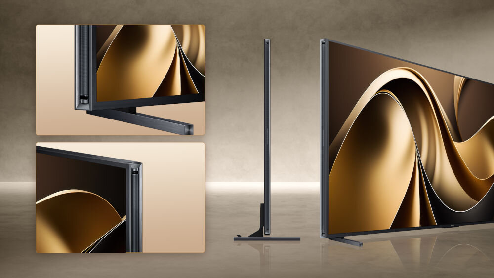 Telewizor HISENSE 110UXNQ - AI Sound, inteligentny dźwięk, telewizor pod różnymi kątami