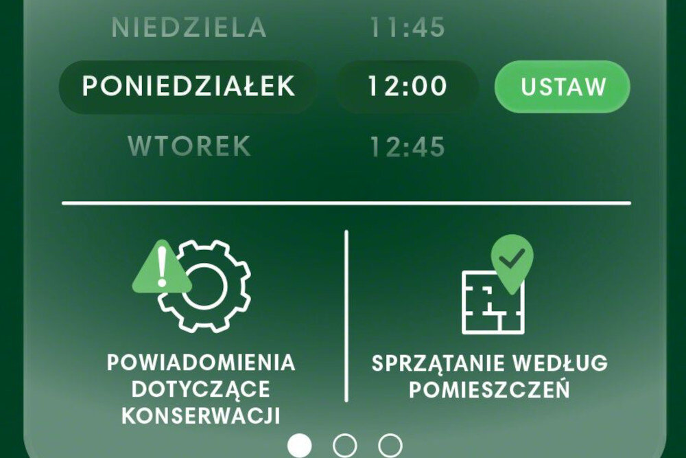 Robot sprzątający IROBOT Roomba Combo 105 Biały Pełna kontrola w aplikacji Aplikacja Roomba Home dostosownaie cykl sprzatania potrzeby planowanie