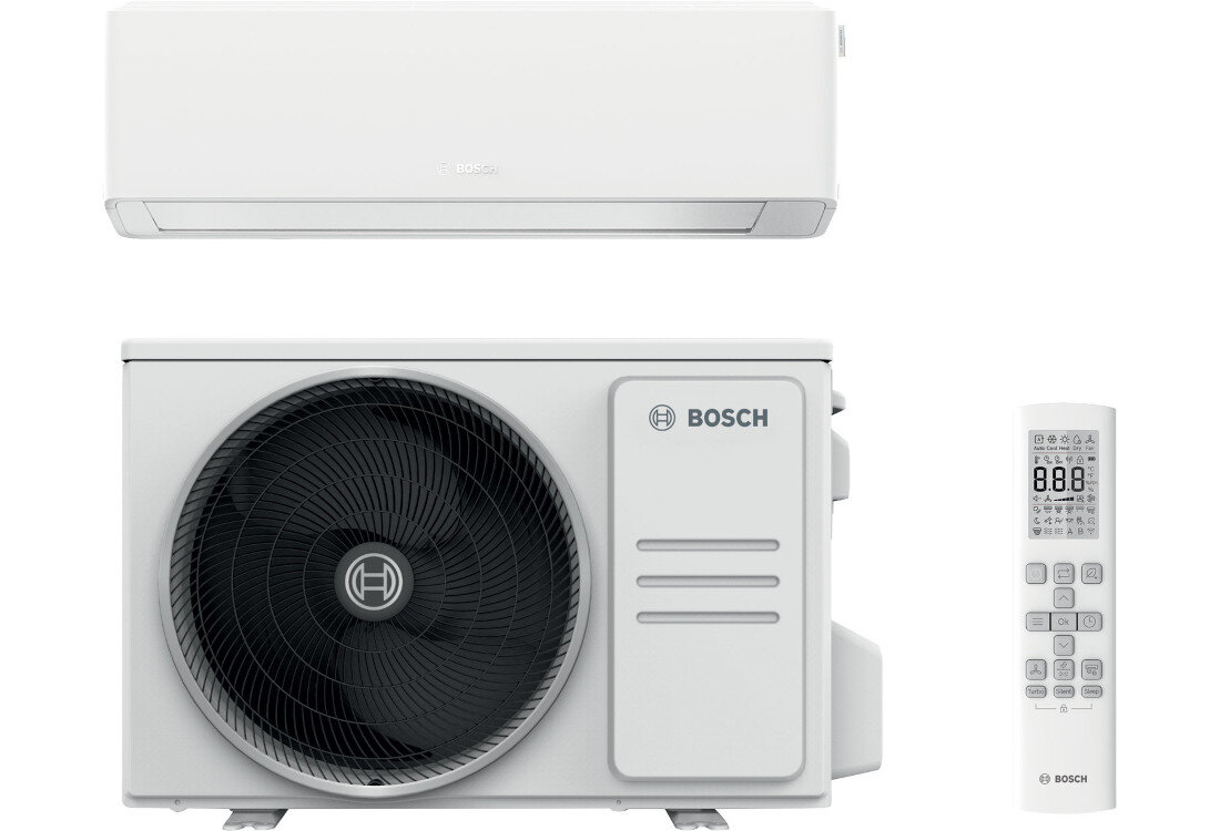 KLIMATYZATOR SPLIT BOSCH CLIMATE CL7000I 53 E Komfort przez cały rok wygląd design tło prezentacja wizualizacja