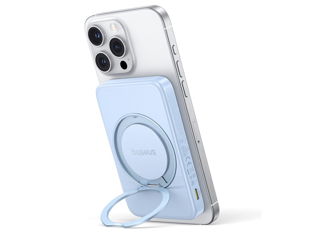 Powerbank Baseus PicoGo Qi2 ładuje smartfona