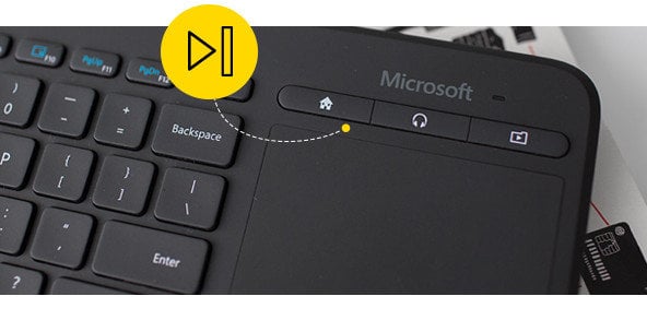 Klawiatura MICROSOFT All-In-One Media Keyboard - funkcje multimedialne