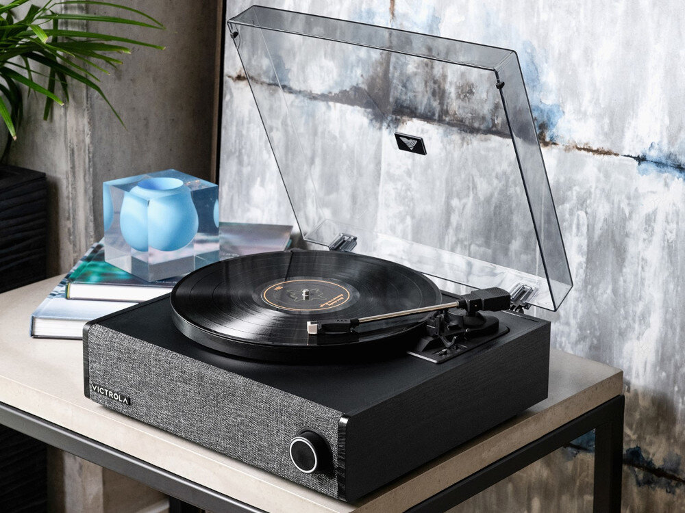 Gramofon VICTROLA VTA-78 - Wsparcie dla wielu prędkości, gramofon stojący na stoliku