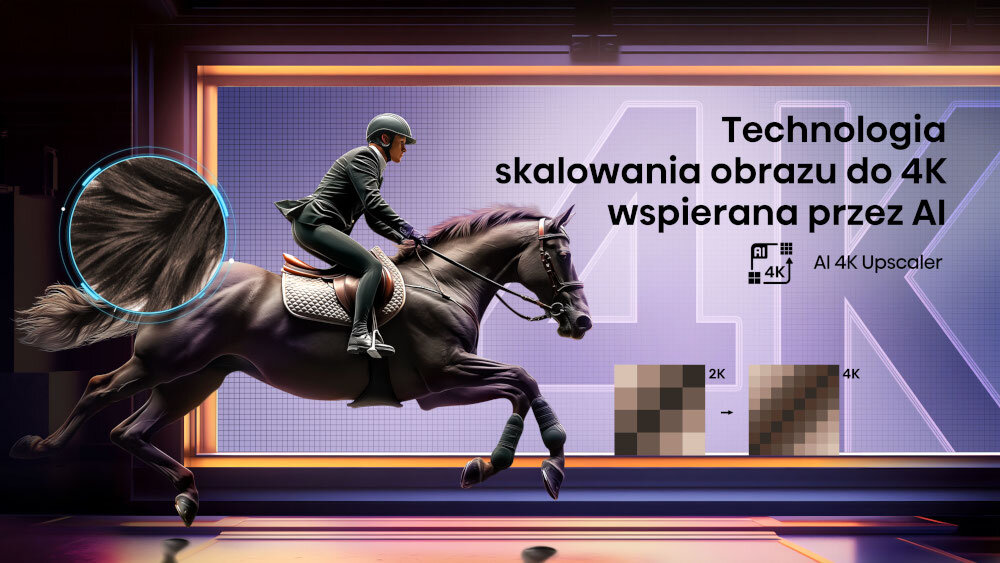 Telewizor HISENSE 55E7Q Pro - Dobra jakość z każdego źródła, joker jadący na koniu