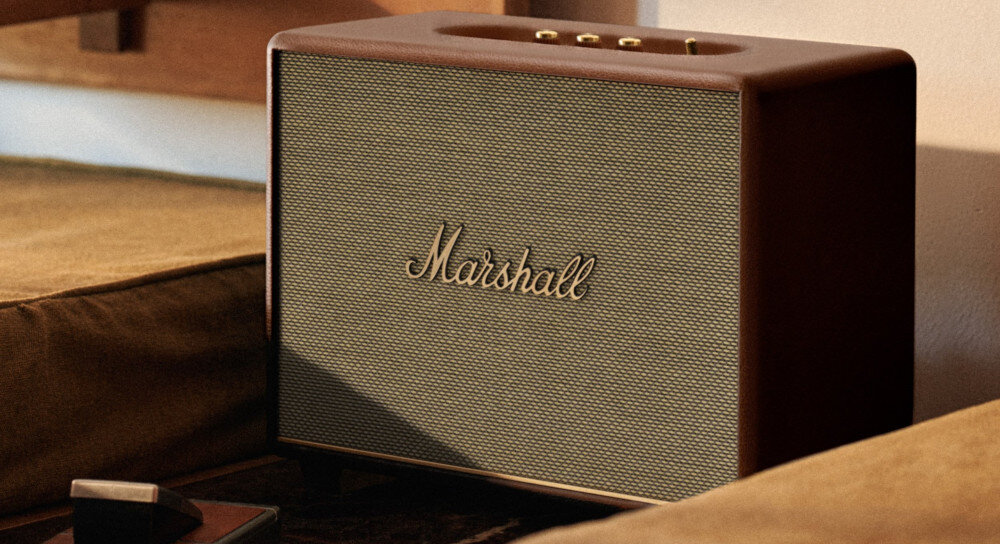 Głośnik mobilny MARSHALL Woburn III - Różne opcje połączenia, Bluetooth 5.2, złącza jack 3,5 mm, RCA, HDMI, głośnik stojący w pomieszczeniu