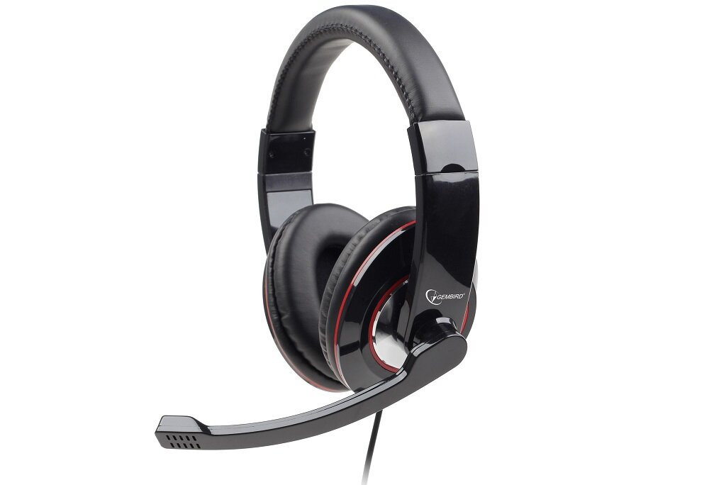 Słuchawki GEMBIRD MHS-U-001 USB idealny dźwię do wideokonferencji dla graczy do słuchania muzyki niska cena