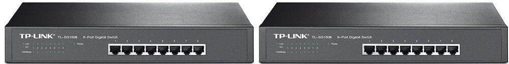 Switch TP-LINK TL-SG1008 - bezpieczna siec  