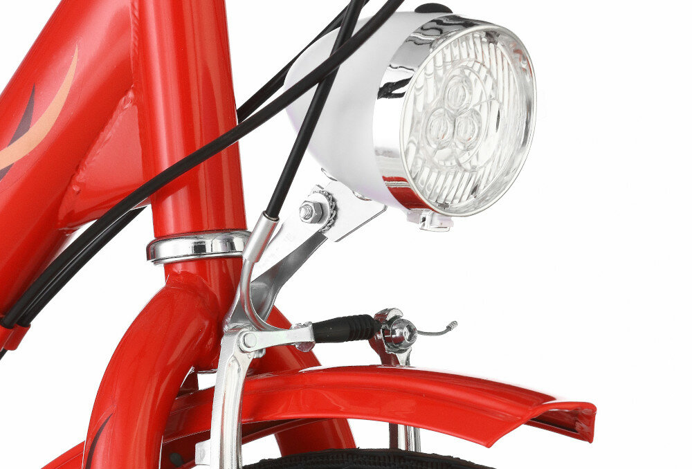 Rower trójkołowy DAWSTAR Sewilla Czerwony oswietlenie LED