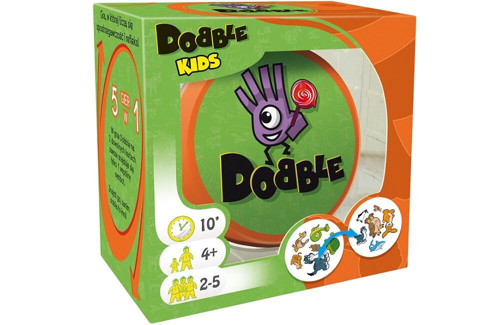 Gra karciana REBEL Dobble Kids Szybka i emocjonująca gra