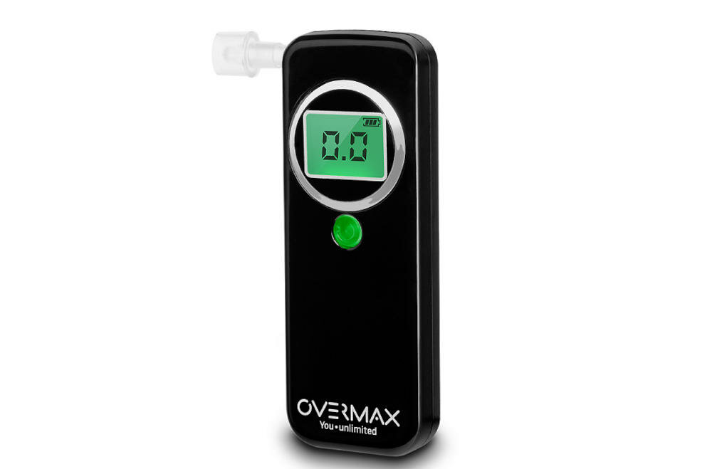 OVERMAX-OV-AD-02 alkomat urządzenie instrukcja karta gwarancyjna