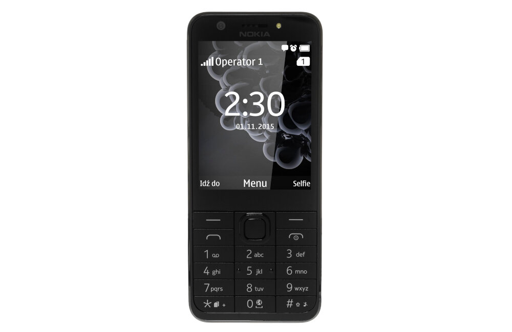 TELEFON GSM NOKIA 230 DUAL SIM SZARY ekran wyświetlacz funkcje 