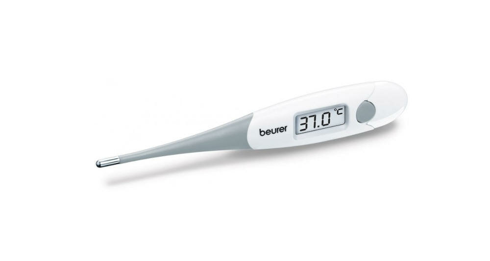 BEURER-FT-15 termometr w każdej sytuacji temperatura najmłodsi alarm zapamiętanie kontrola wyświetlacz sygnał dźwiękowy bezpieczny model rtęć szkło wodoodporny czystość