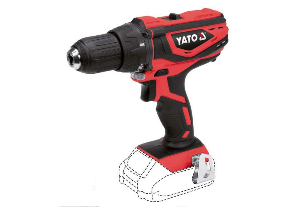 YATO-YT-82781 funkcja szybkie zatrzymanie komfort funkcjonalność praca ergonomiczna rękojeść metalowy zaczep paski zabezpieczenie przegrzanie ogniwa bateria wskaźnik naładowanie