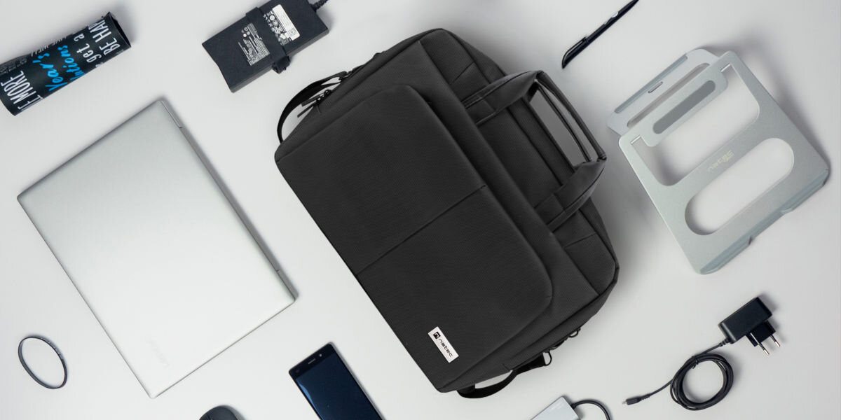Torba na laptopa NATEC NTO-0809 Gazelle 15.6-16 cali Czarny połączenie funckjonalności i stylu ciekawa struktura