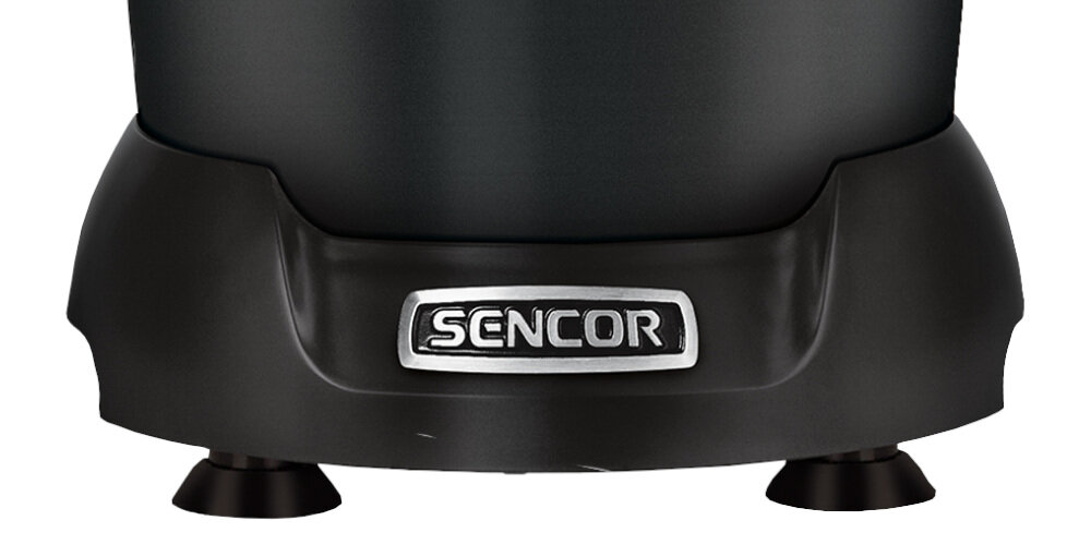 Blender kielichowy SENCOR Nutri SNB 6600BK + 2 bidony w komplecie Bezpieczeństwo Antypoślizgowe nóżki mechanizm zabezpieczający