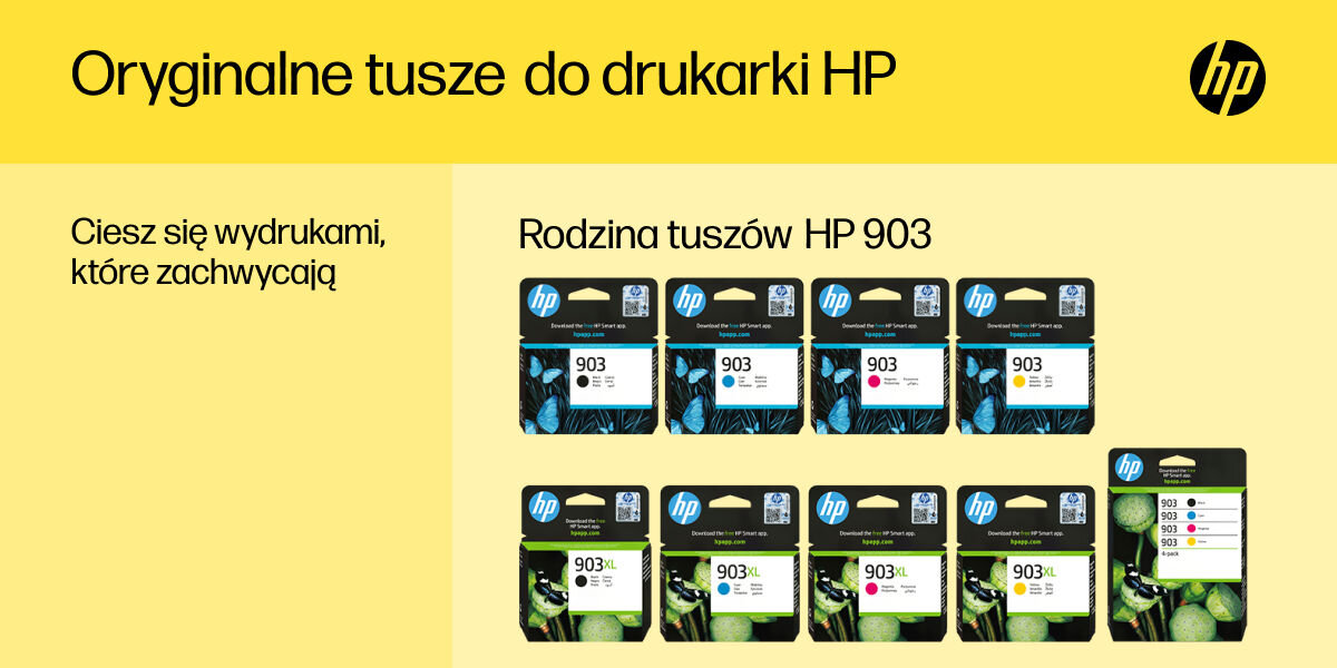 Tusz HP 903 Instant Ink Purpurowy 4 ml T6L91AE 
					wysoka jakość niezawodność do 50% więcej stron w porównaniu do zamienników zgodność