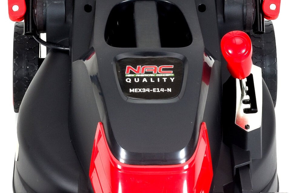 Kosiarka elektryczna NAC MEX34-E14 silnik moc wydajność zasilanie