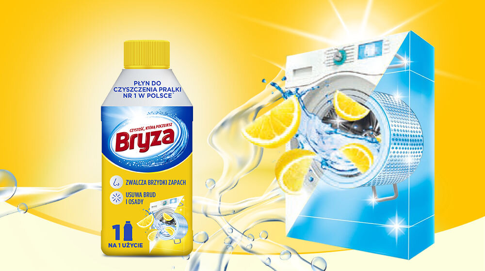 Płyn do czyszczenia pralek BRYZA Lanza Lemon 250 ml