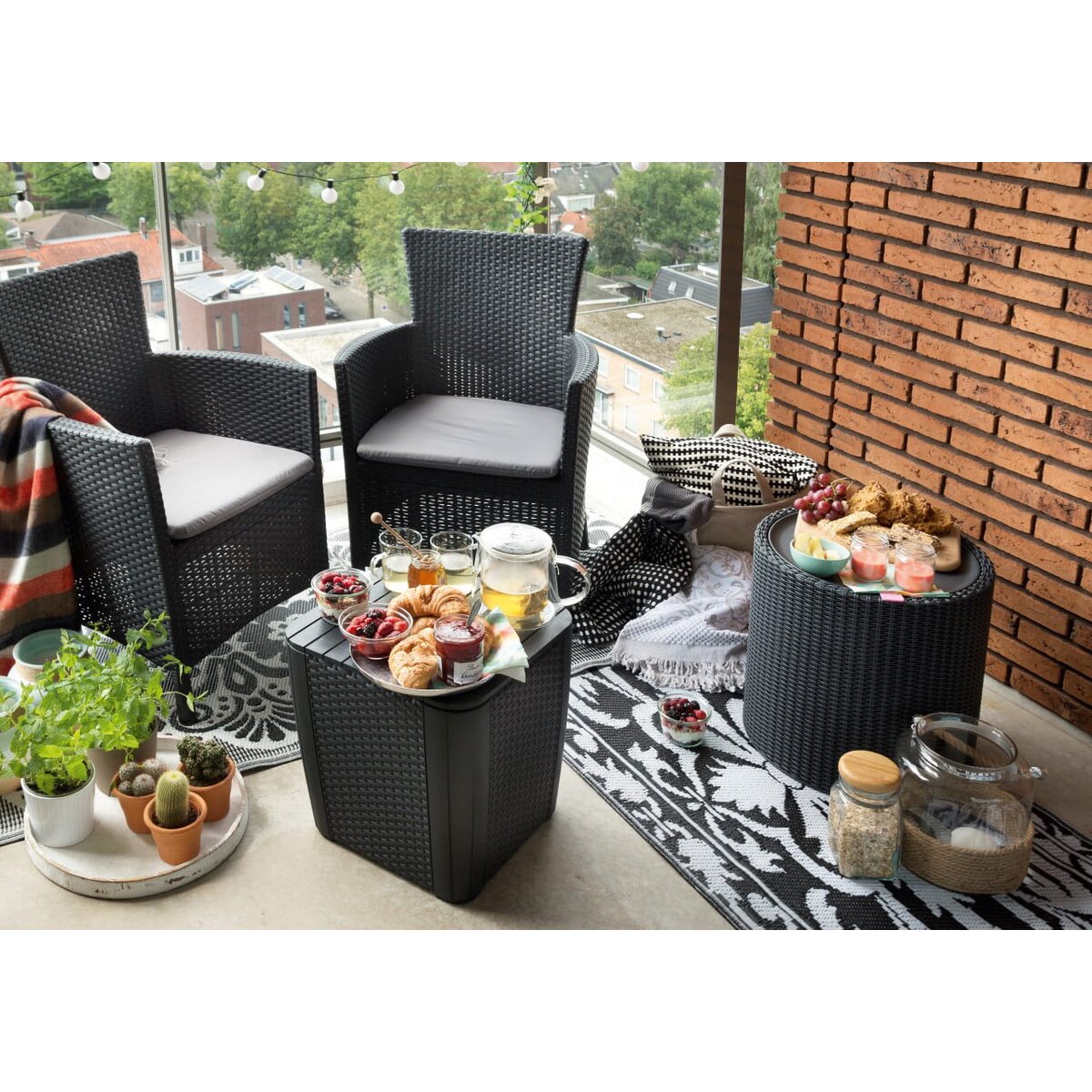 Stolik ogrodowy KETER Cool Stool 230905 Antracytowy sklep