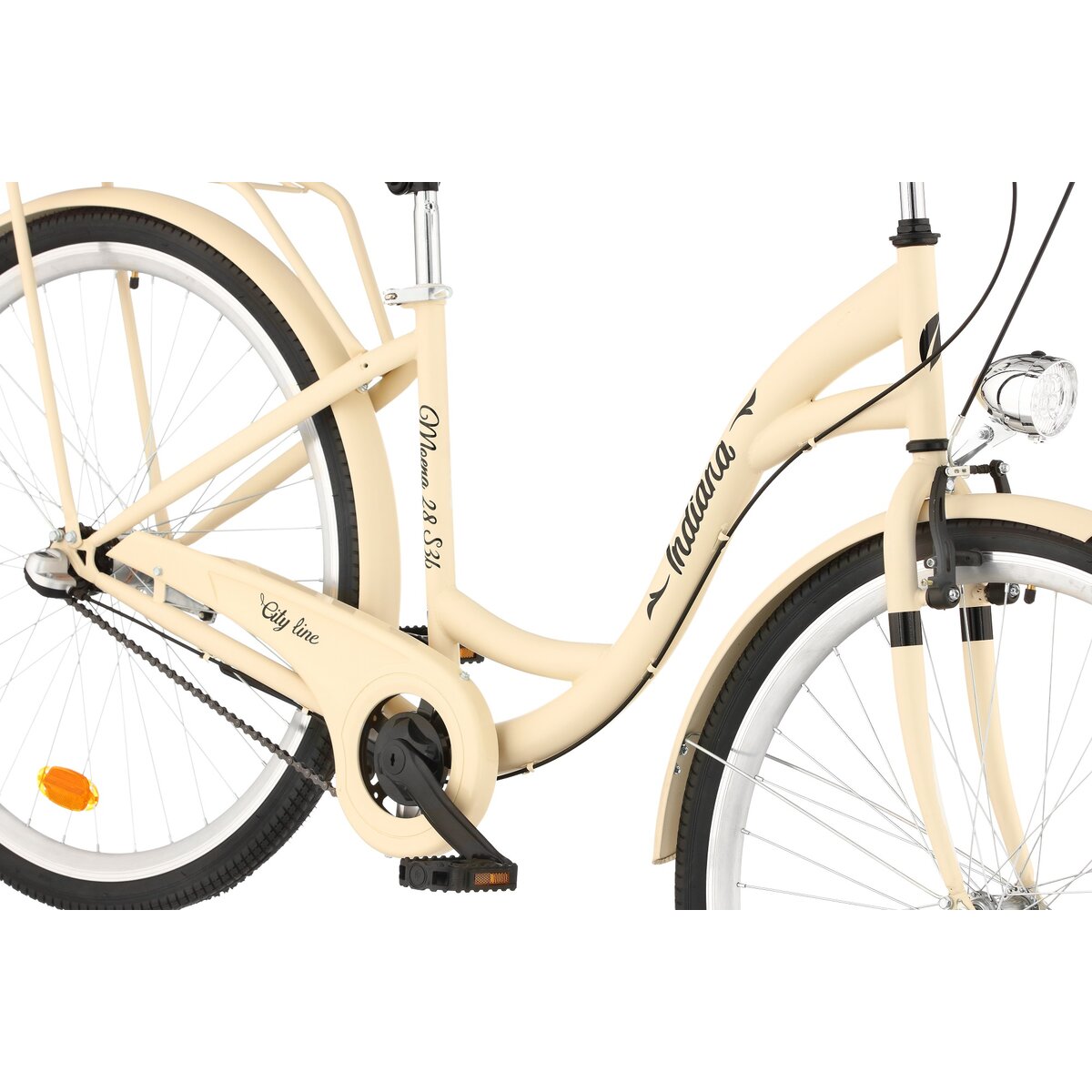 Rower miejski INDIANA Moena S3B 28 cali damski Cappucino – sklep ...