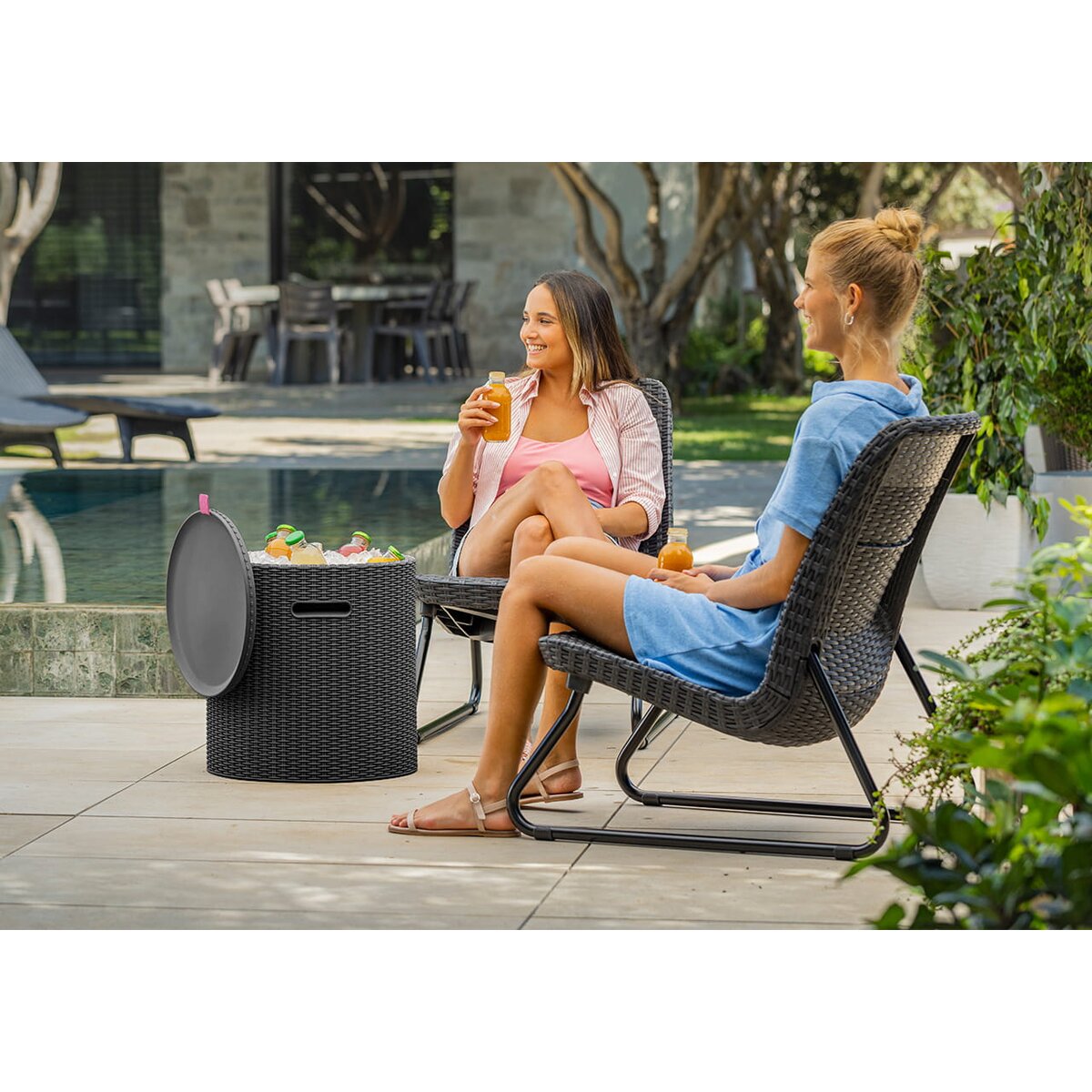 Stolik ogrodowy KETER Cool Stool 230905 Antracytowy sklep