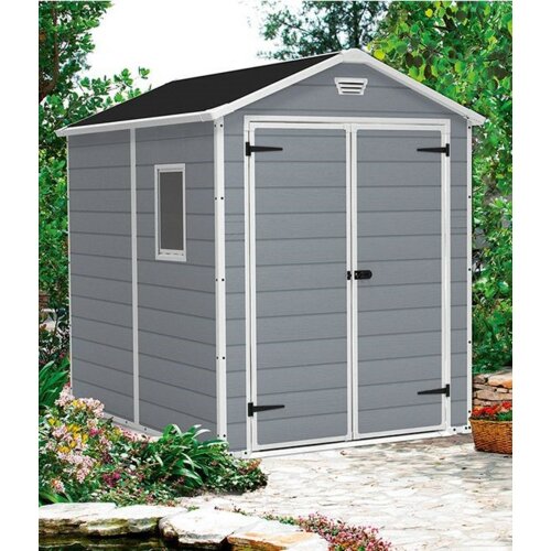 Domek narzędziowy KETER Manor 6x8 230448 Szaro-biały ...