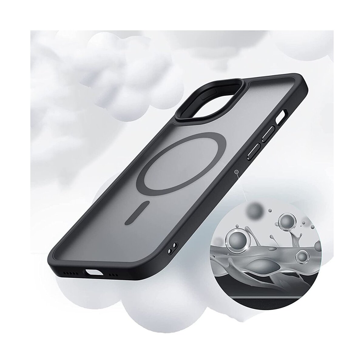 Etui TECHPROTECT MagMat MagSafe do Apple iPhone 13 Pro Czarno