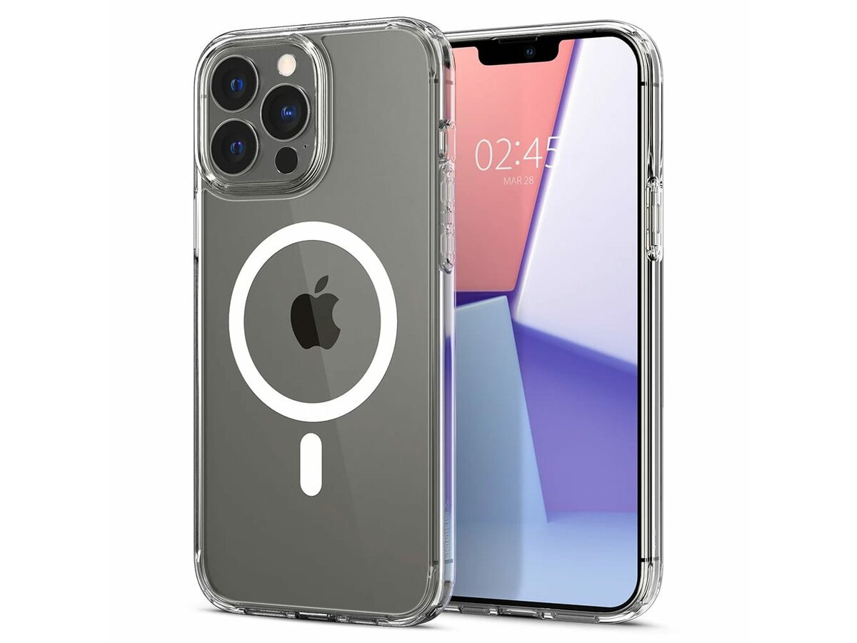 Etui SPIGEN Ultra Hybrid Mag MagSafe do Apple iPhone 13 Pro Max Biały