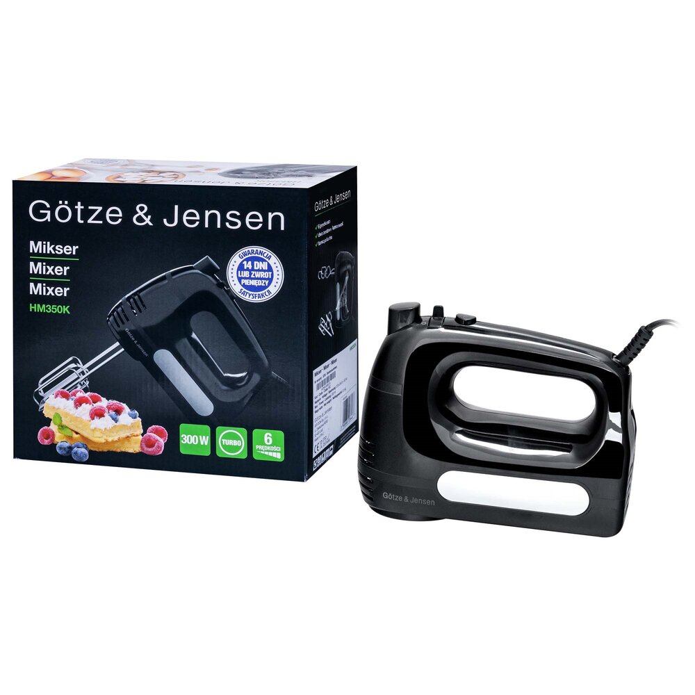 Mikser GÖTZE & JENSEN HM350K Czarny 300W TRYB TURBO