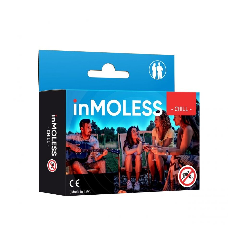 Przenośny ultradźwiękowy odstraszacz na komary INMOLESS Chill Czarny