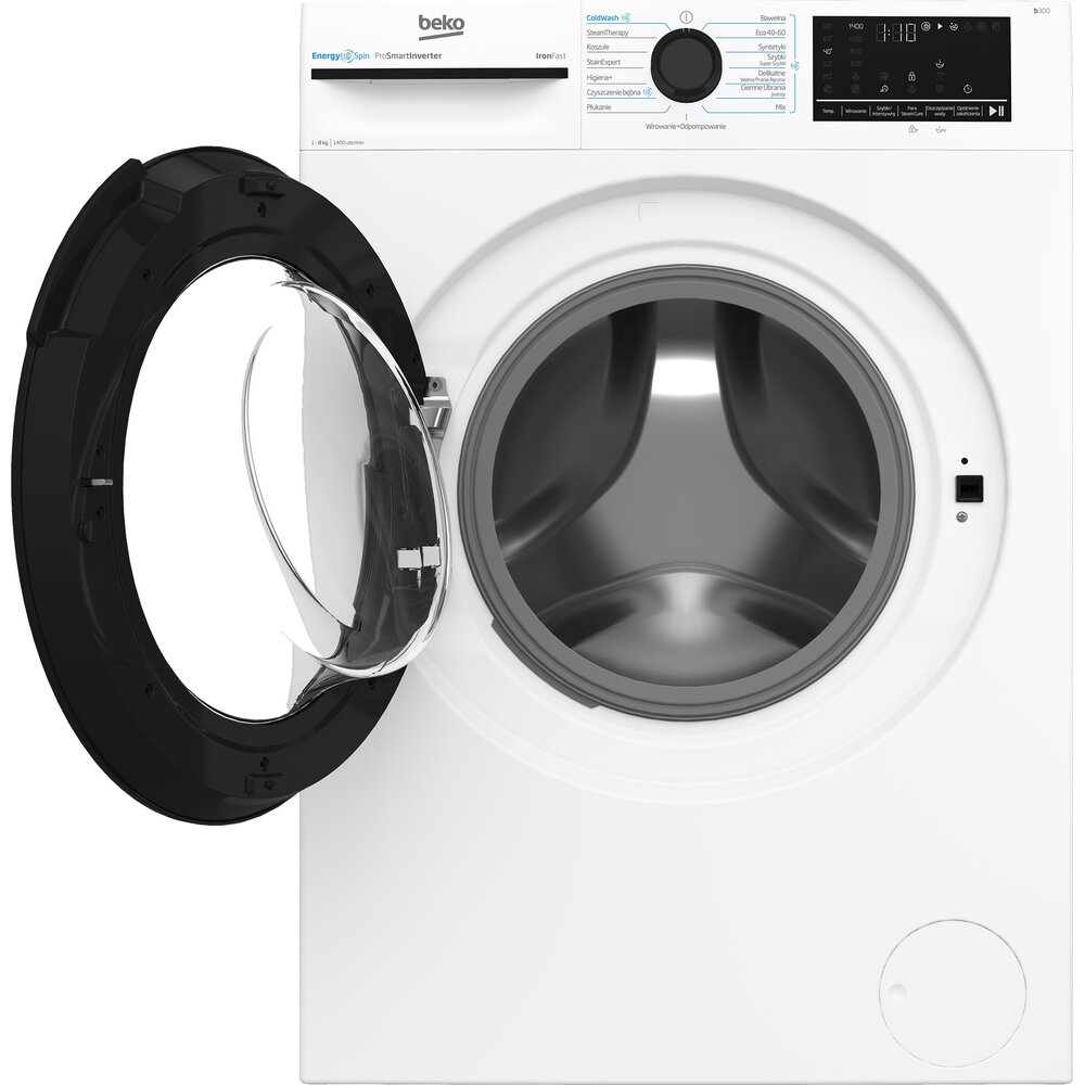Pralka BEKO XBM3WFU48415W b300 8kg 1400 obr. EnergySpin SteamCure
