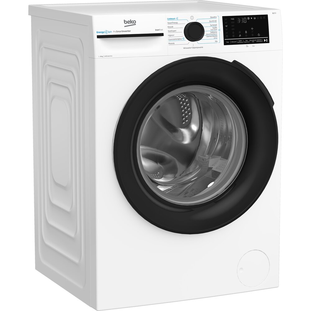 Pralka BEKO XBM3WFU48415W b300 8kg 1400 obr. EnergySpin SteamCure