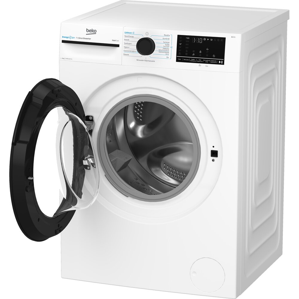 Pralka BEKO XBM3WFU48415W b300 8kg 1400 obr. EnergySpin SteamCure