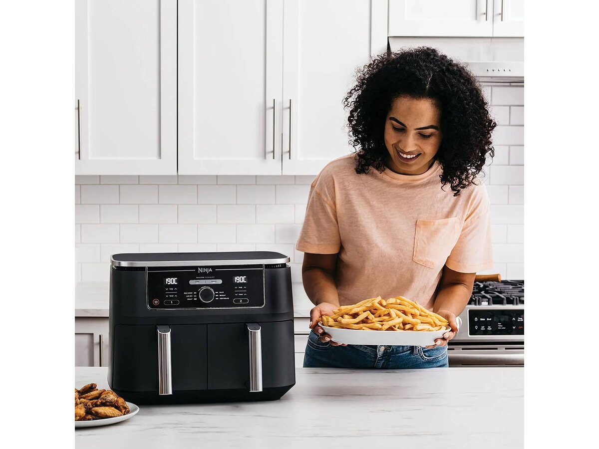 Friteuse à air Ninja Foodi Max 6 en 1 avec double compartiment 9,5 L pas cher
