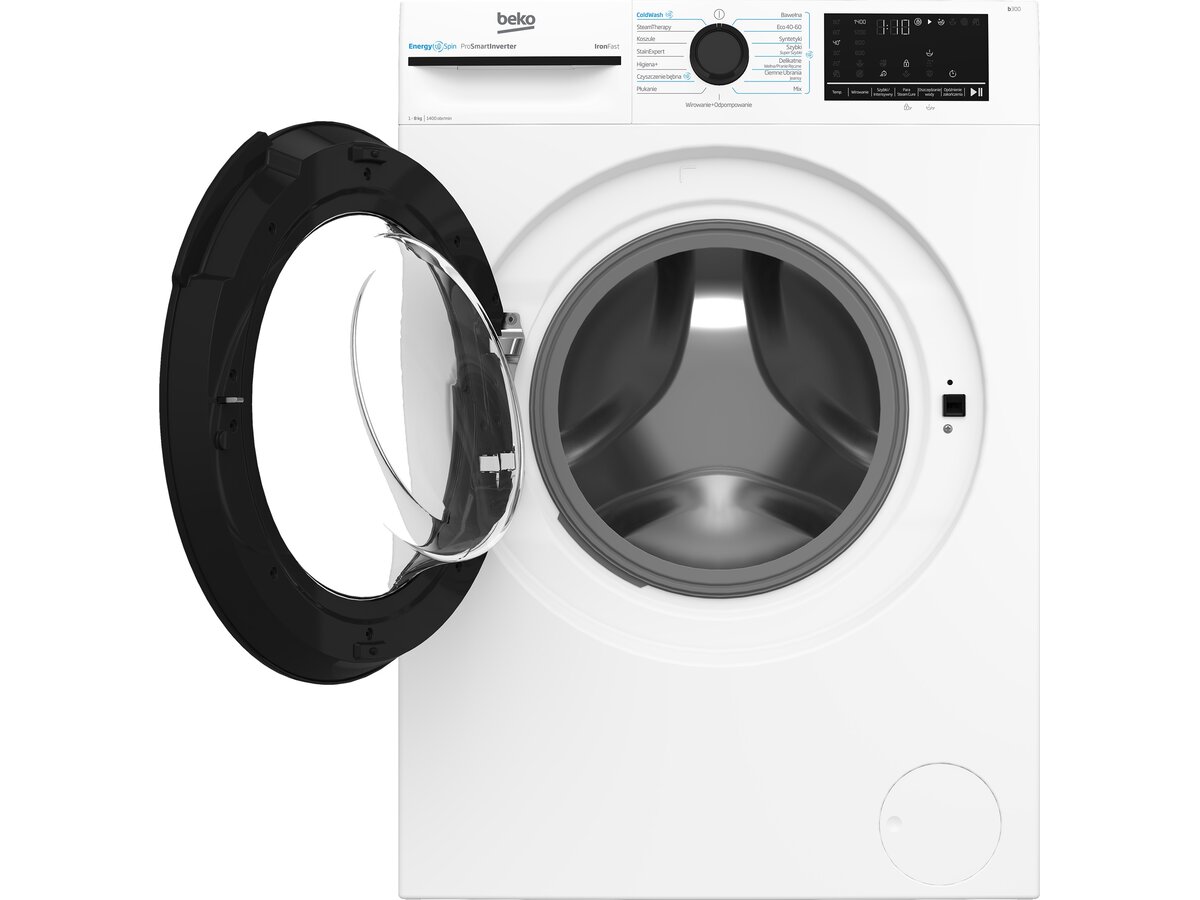 Pralka BEKO XBM3WFU48415W b300 8kg 1400 obr. EnergySpin SteamCure