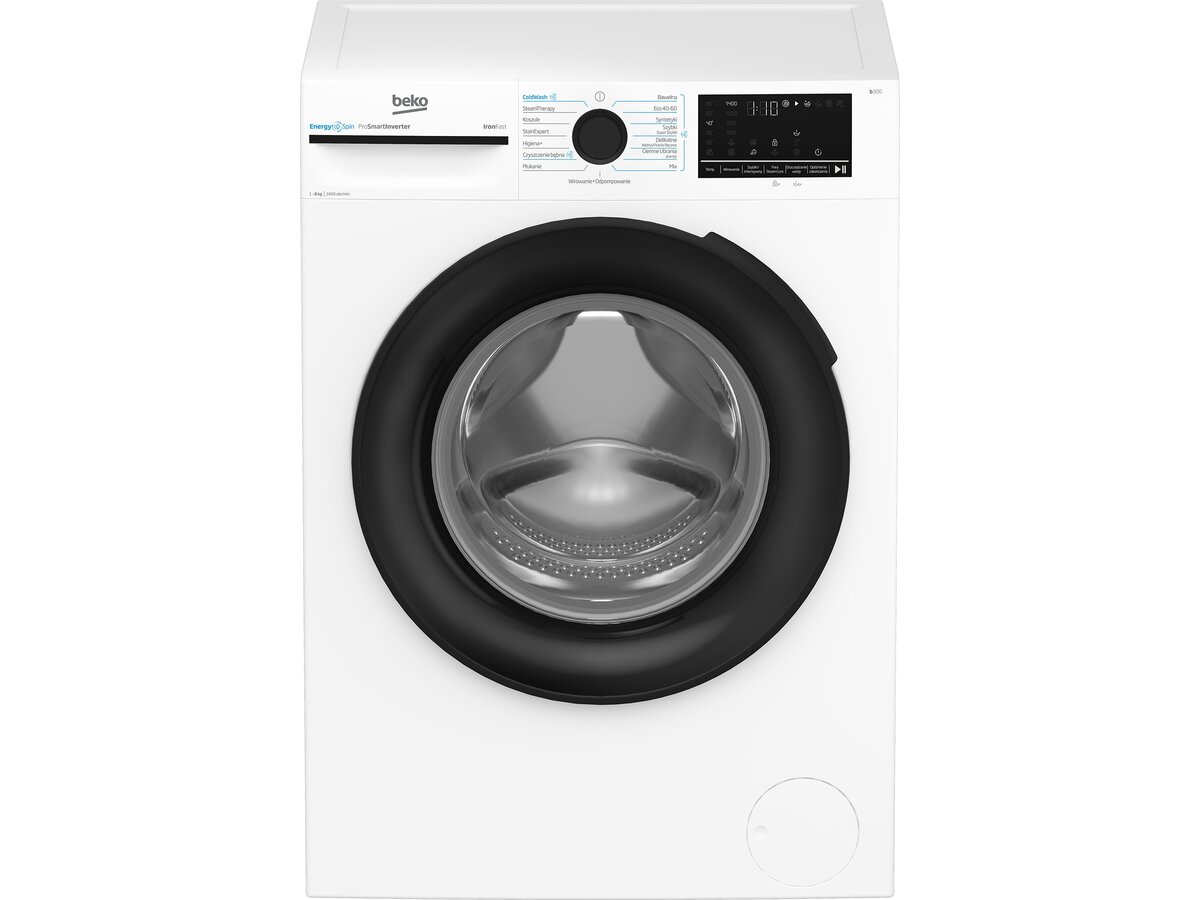 Pralka BEKO XBM3WFU48415W b300 8kg 1400 obr. EnergySpin SteamCure