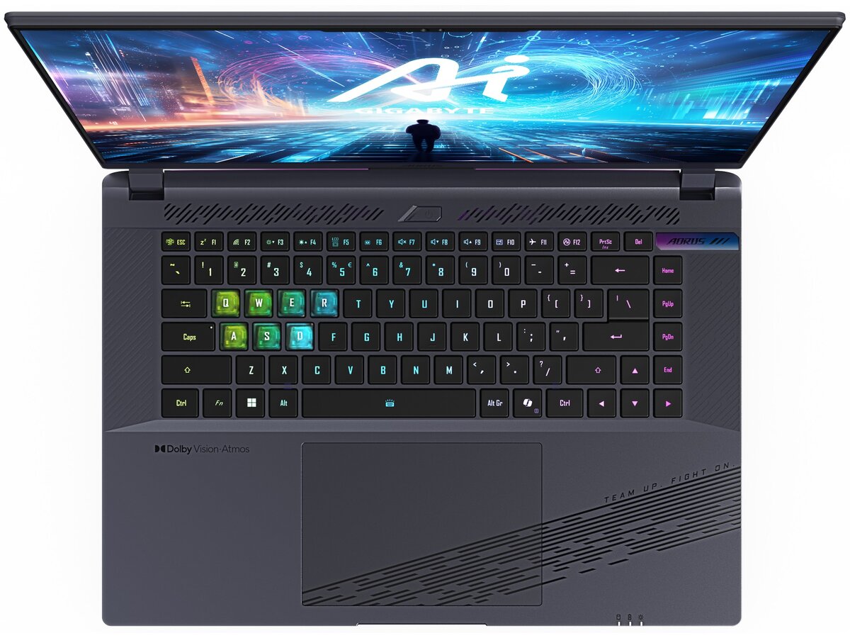 Laptop GIGABYTE Aorus 16X 9KG-43EEC54SD 16" 165Hz i7-13650HX 16GB RAM 1TB SSD GeForce RTX4060 DLSS 3, Funkcje AI