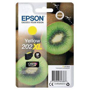 Tusz EPSON 202XL Żółty 8.5 ml C13T02H44010